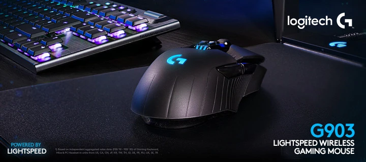 Logitech G903 Lightspeed Wireless Gaming Mouse Shopee 7.7
