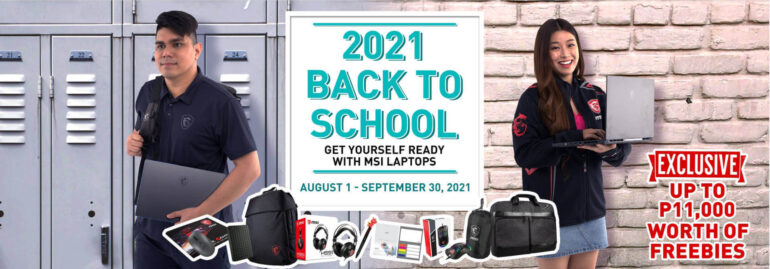 MSI 2021 Back to School Promo
