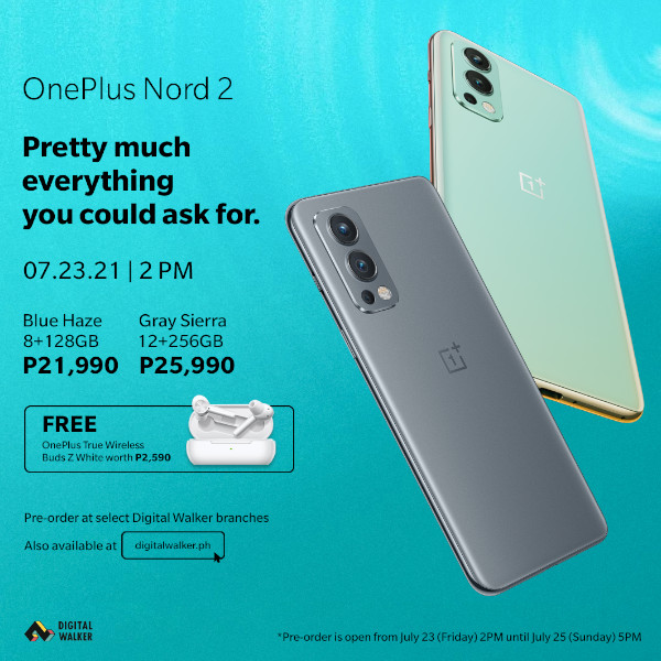 OnePlus Nord 2 5G PH pre order poster