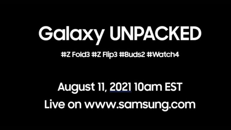 Samsung Galaxy Unpacked August 11
