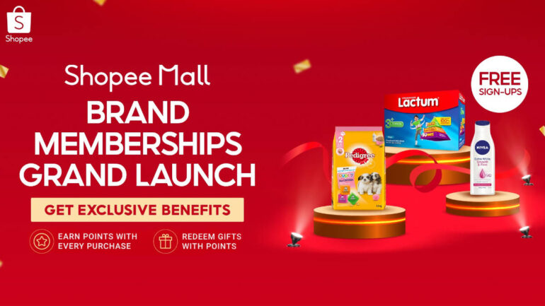 Shopee Mall Brand Memberships program