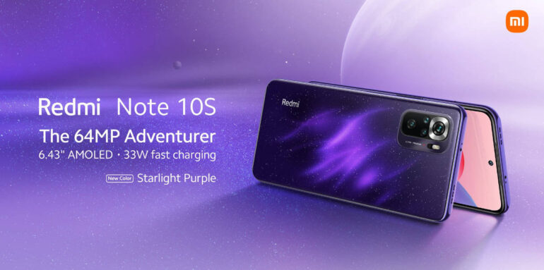 Xiaomi Redmi Note 10S Starlight Purple