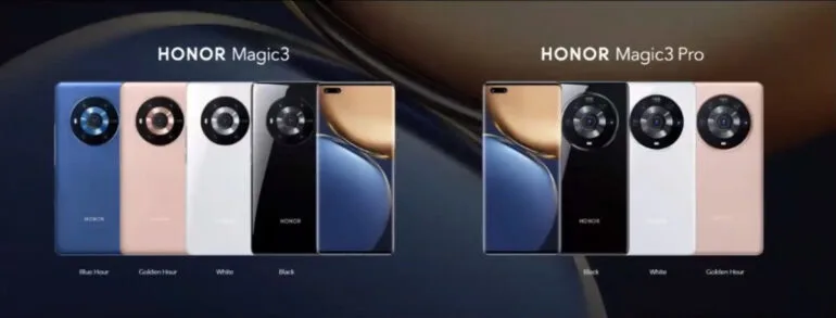 HONOR Magic3 series colors