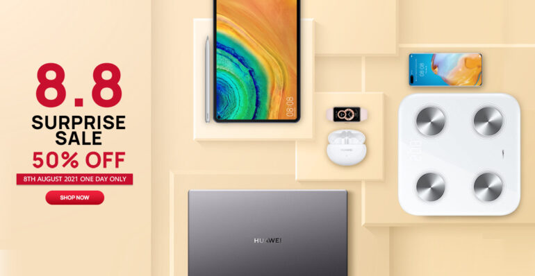 Huawei 8.8 surprise sale
