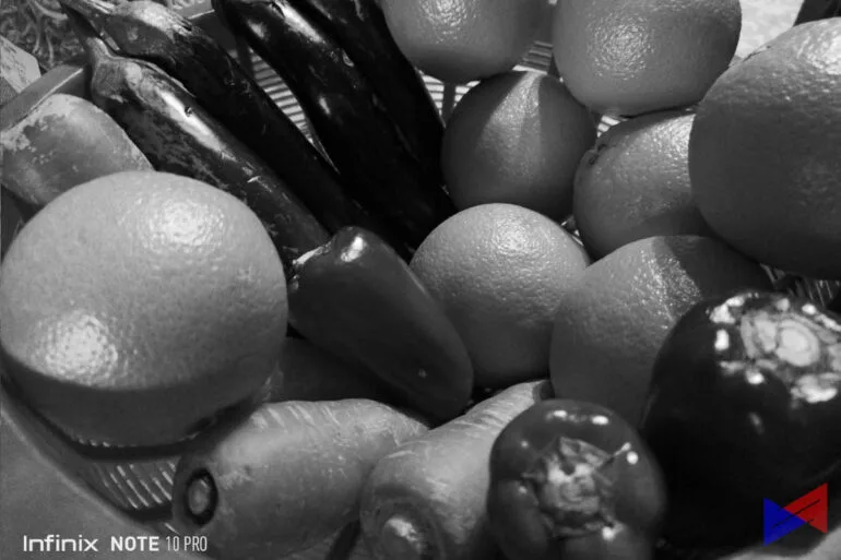 Infinix Note 10 Pro portait black and white 2