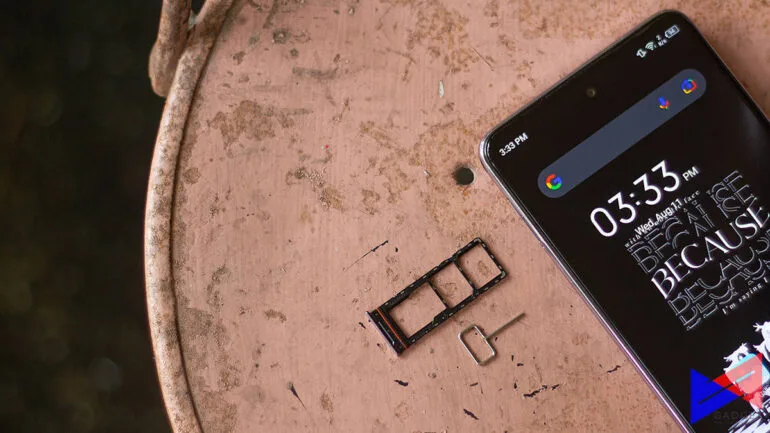 Infinix Note 10 Pro sim tray