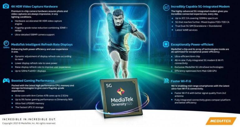 MediaTek Dimensity 920 chipset