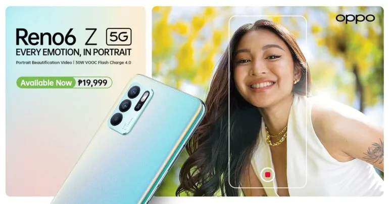 OPPO Reno6 Z 5G Now Available in PH