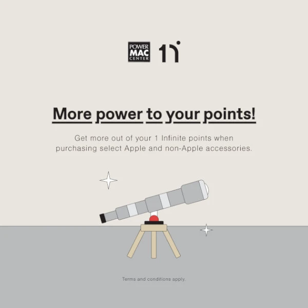 Power Mac Center 27th Anniversary Sale - points