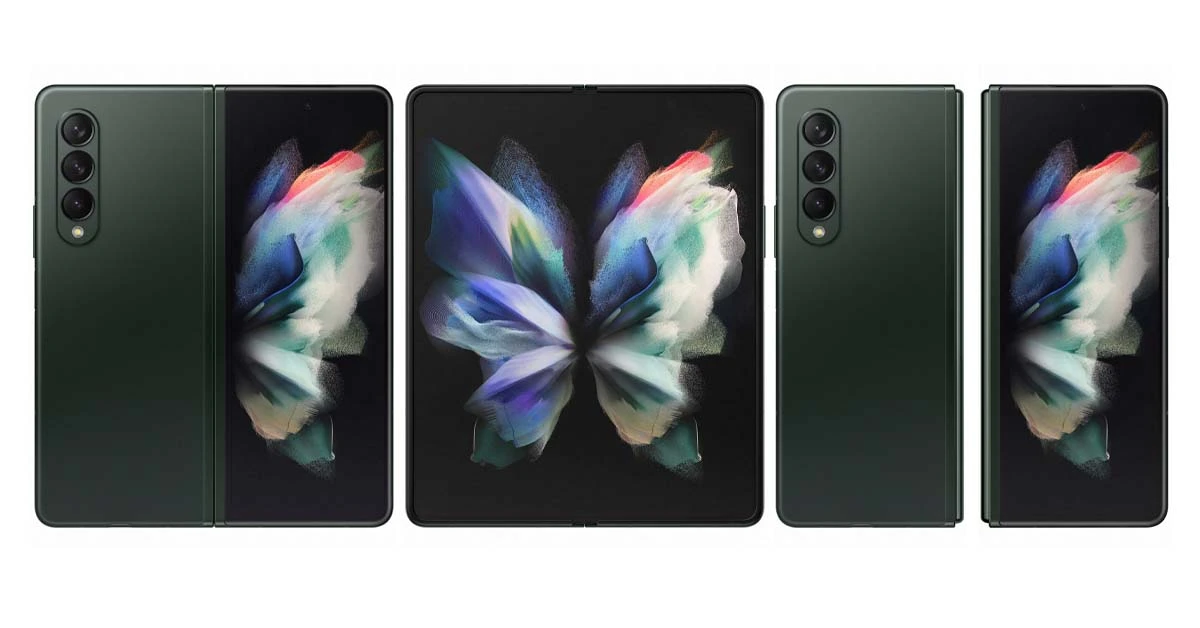 samsung galaxy z fold3 5g - green