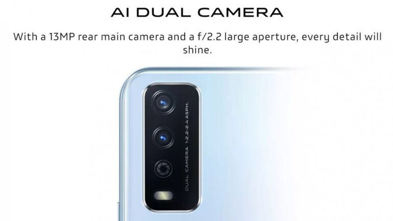 vivo Y12G dual camera
