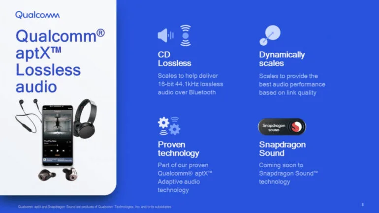 Qualcomm aptX Lossless Bluetooth 2