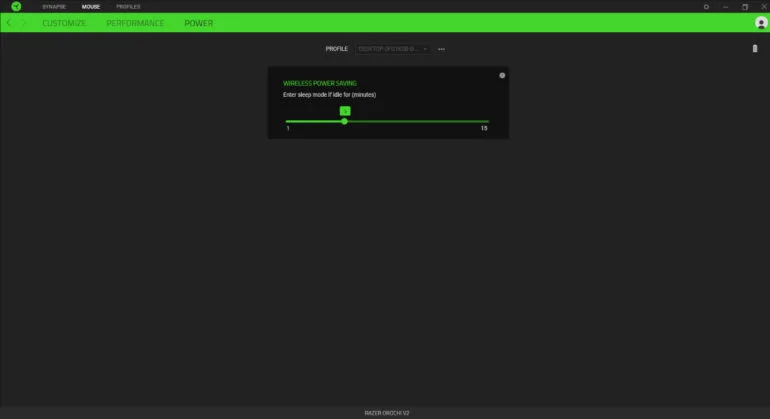 Razer Orochi V2 Synapse mouse power