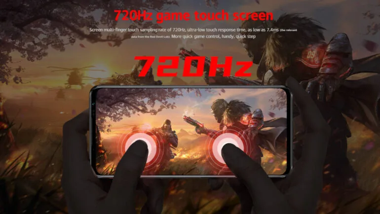 Red Magic 6S Pro 720Hz touch sampling