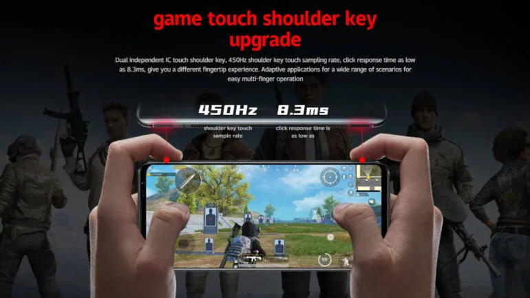Red Magic 6S Pro shoulder trigger