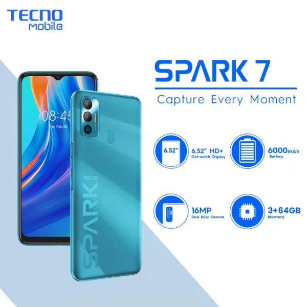 TECNO Spark 7 Shopee Gadgetzone