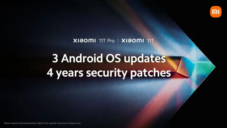 Xiaomi 11T series updates