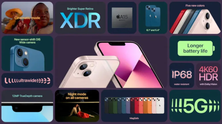 iPhone 13 and 13 mini highlights