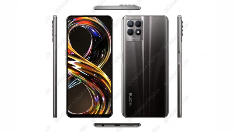 realme 8i leaked render