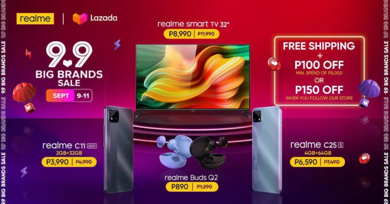realme Lazada 9.9 Big Brand Sale