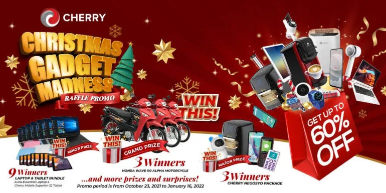 Cherry Christmas Gadget Madness Raffle Promo