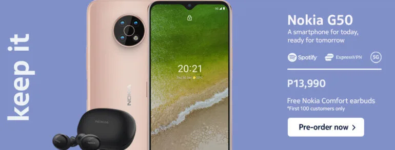 Nokia G50 PH launch