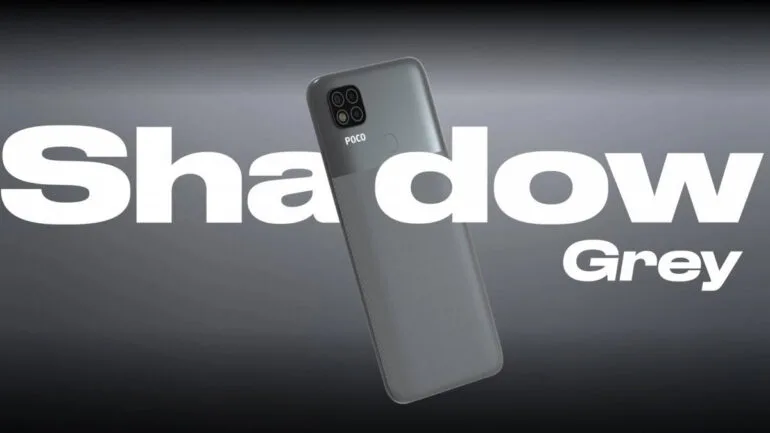 POCO C31 - Shadow Grey color