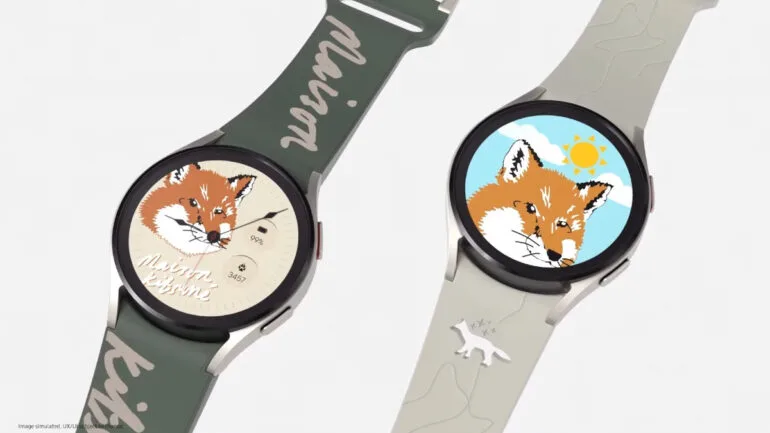 Samsung Galaxy Watch4 Maison Kitsuné Edition
