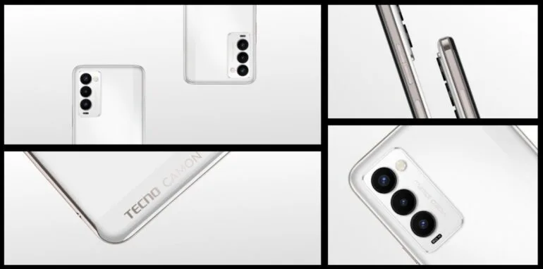 TECNO Camon 18 and 18P Ceramic White