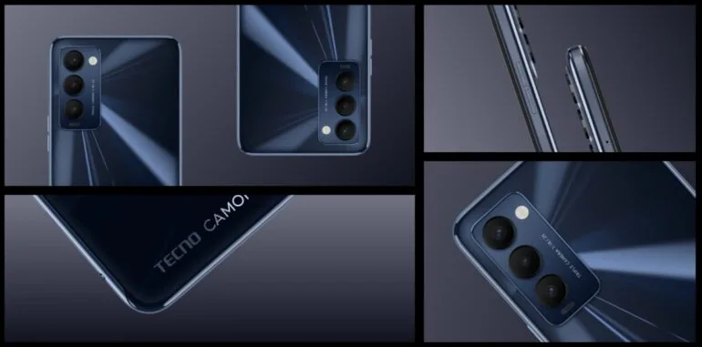 TECNO Camon 18 and 18P Dusk Gray