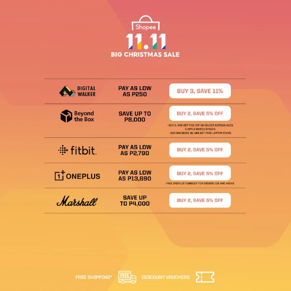 Digital Walker and Beyond the Box Shopee 11.11