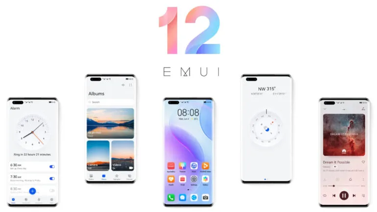 Huawei EMUI 12 list