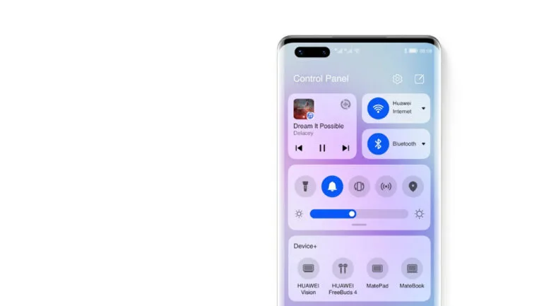 Huawei EMUI 12 notification panel