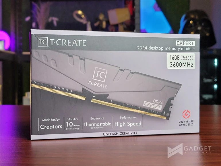 TeamGroup T-Create Expert 16GB(8x2) 3600MHz CL18 DDR4 Memory Review Box TeamGroup T-Create Expert 16GB(8x2) 3600MHz CL18 DDR4 Memory Review Box