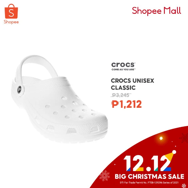 Shopee 12.12 Big Midnight Sale - Crocs