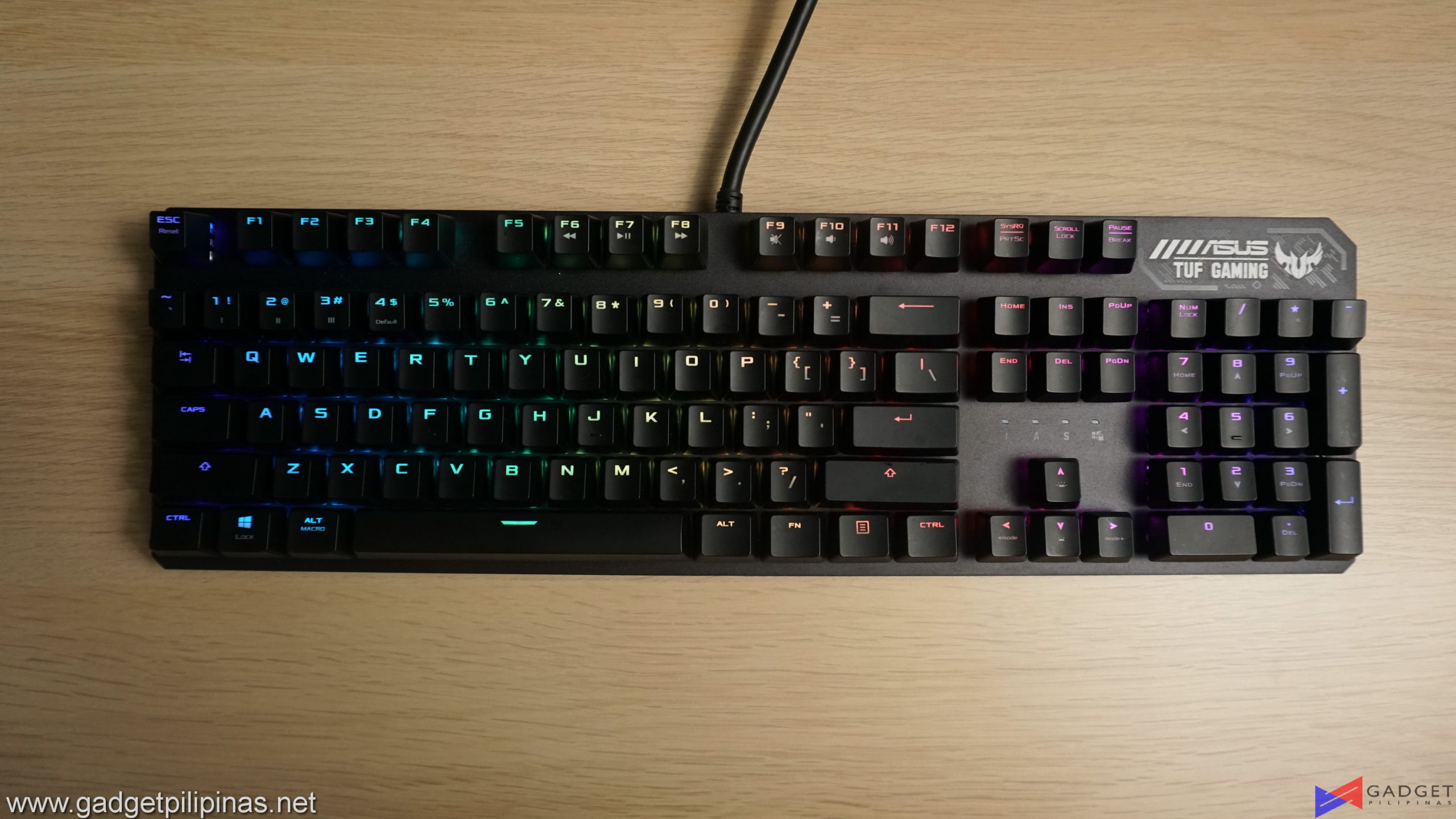 TUF ROG Christmas Gift Ideas for Gamers - ASUS TUF K3 Gaming Keyboard 14