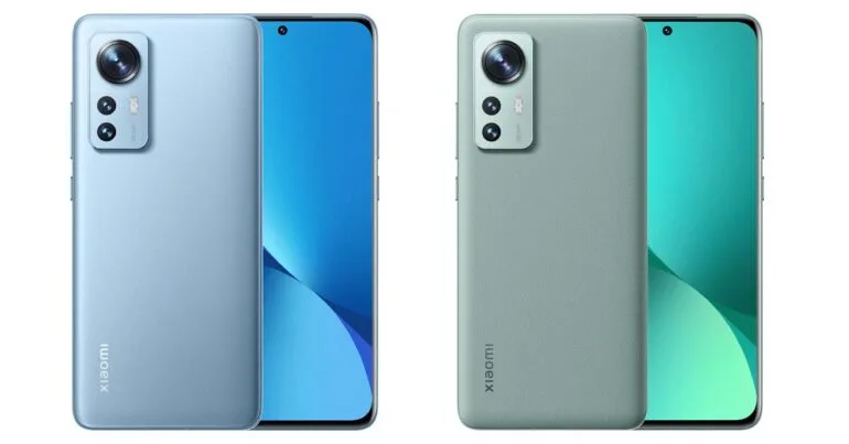 Xiaomi 12 - Blue and Green
