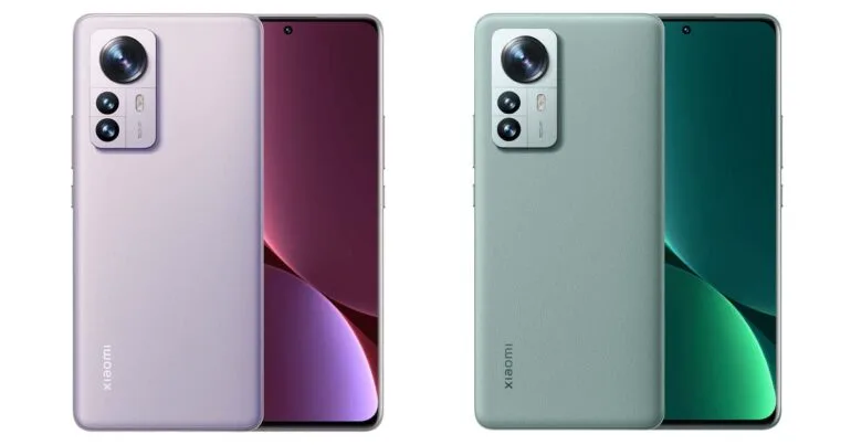 Xiaomi 12 Pro - Pink and Green