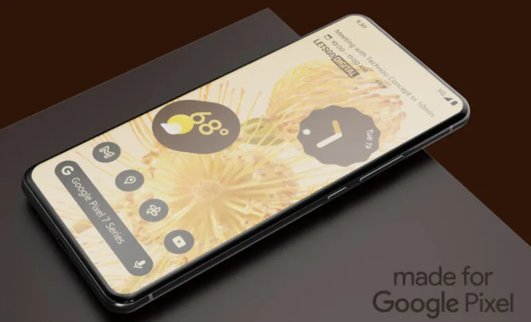 Google Pixel 7 under-display camera 1