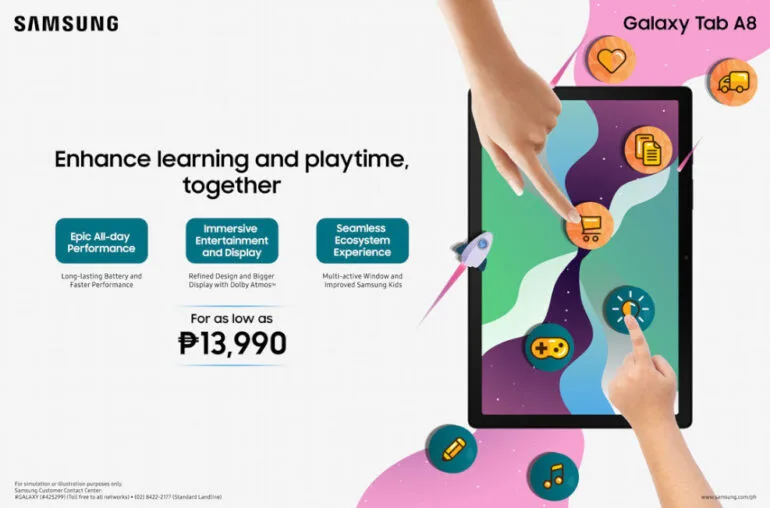 Samsung Galaxy Tab A8 family time