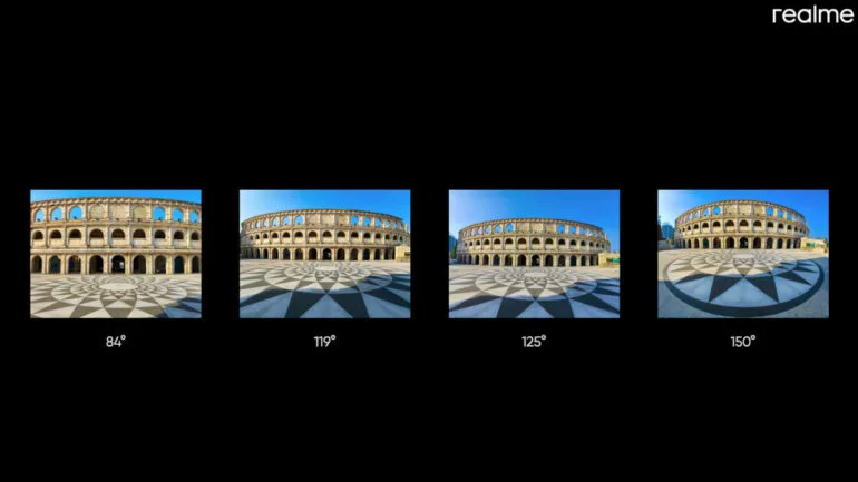 realme GT 2 series - ultra wide lens