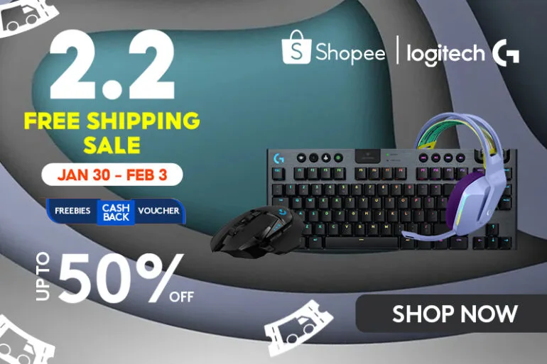 Logitech - Shopee 2.2 Free Shipipng Sale