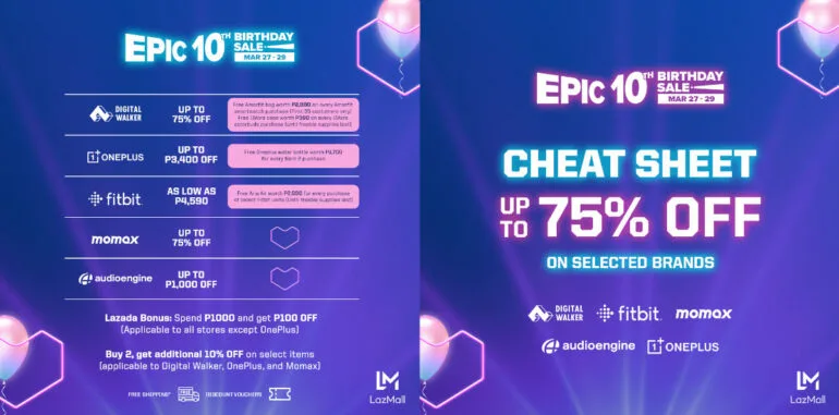 Digital Walker - Lazada Epic 10th Birthday Sale