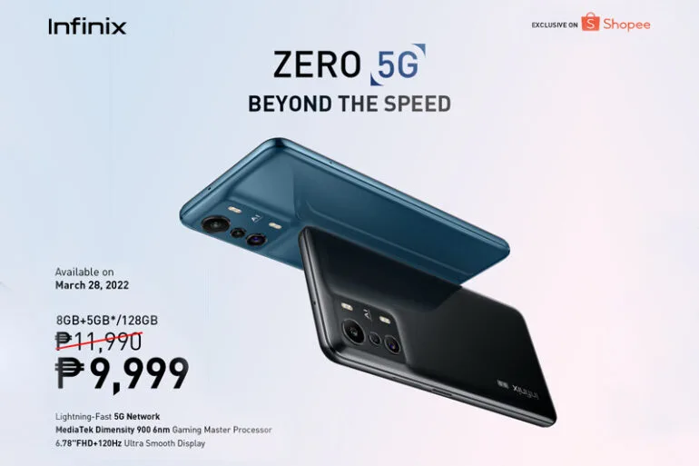 Infinix Zero 5G - PH launch - Shopee