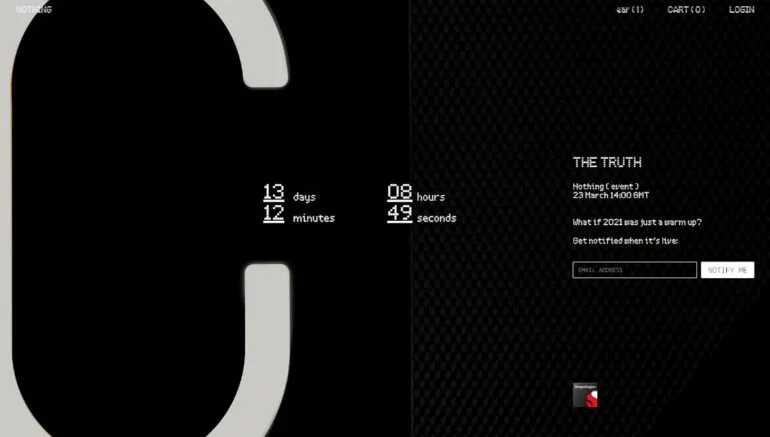 Nothing - The Truth - event page