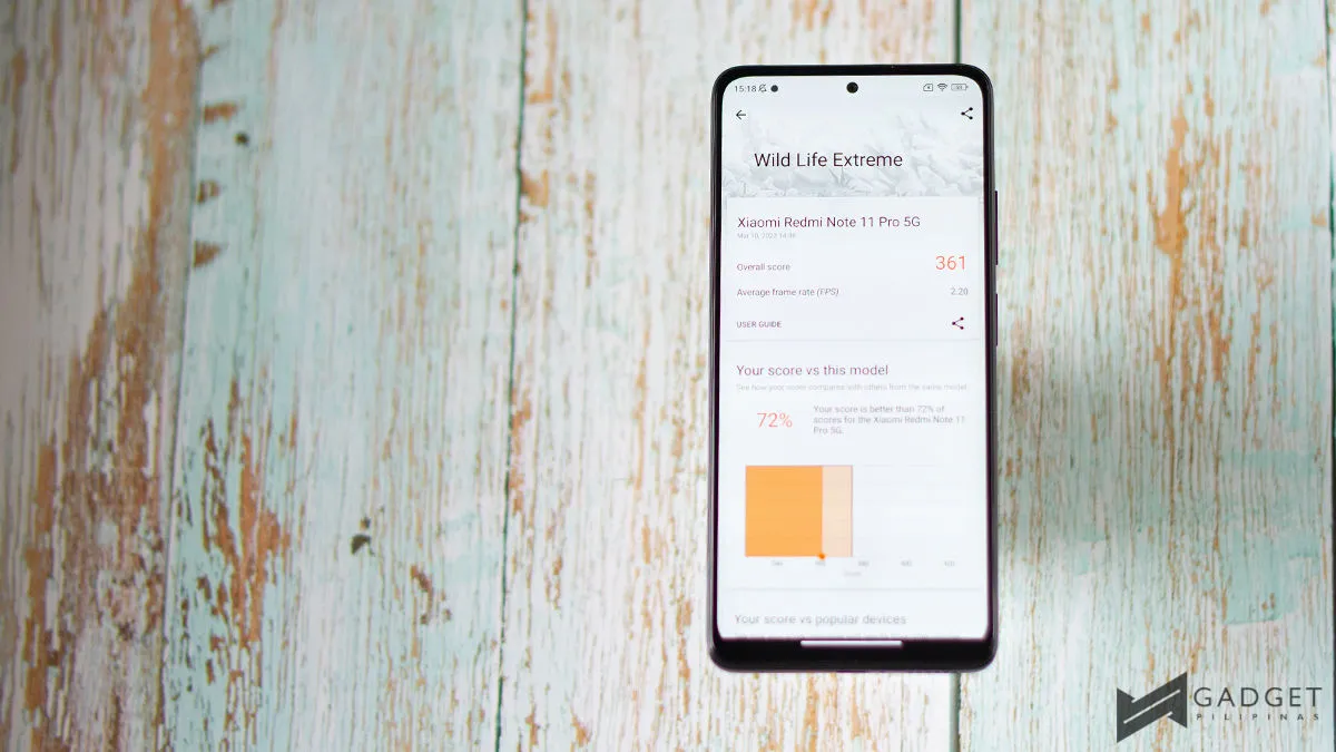 Xiaomi Redmi Note 11 Pro 5G Review - 3DMark Extreme