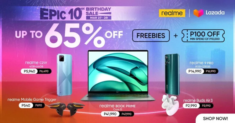 realme - Lazada Epic 10th Birthday Sale