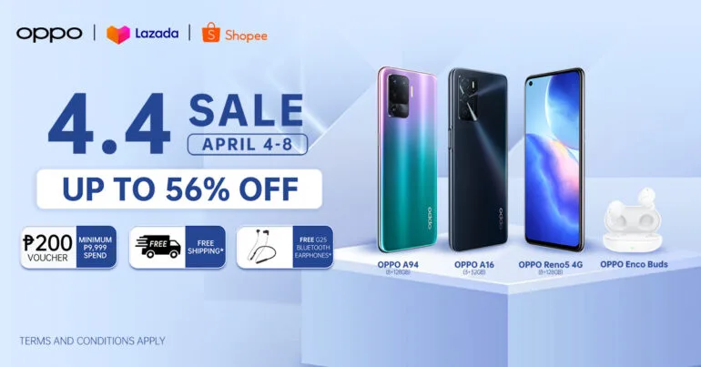 OPPO 4.4 Super Brand Day Sale