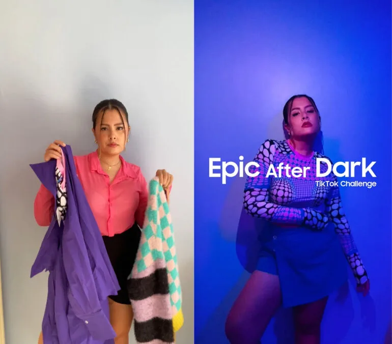 Samsung #EpicAfterDark TikTok Challenge - Alyssa Gibbs
