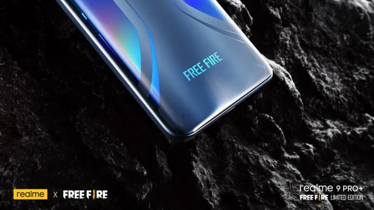 realme 9 Pro+ Free Fire Limited Edition - Free Fire logo